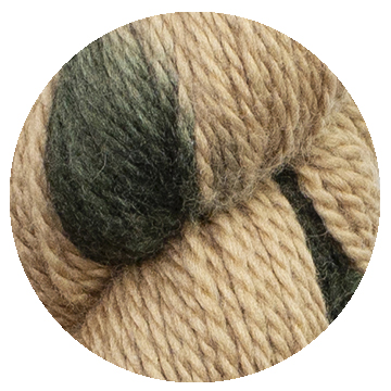 TOFT luxury hand dyed big cat tiger yarn in DK